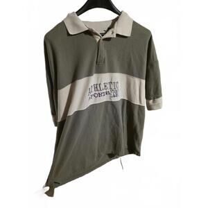 Vtg 90s Athletic Sports Gear Polo Shirt Highland Outfitters Men's XL